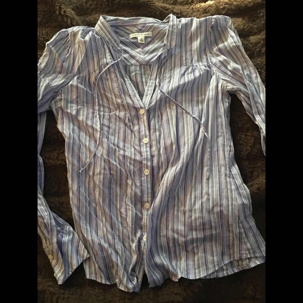 Banana Republic striped blouse